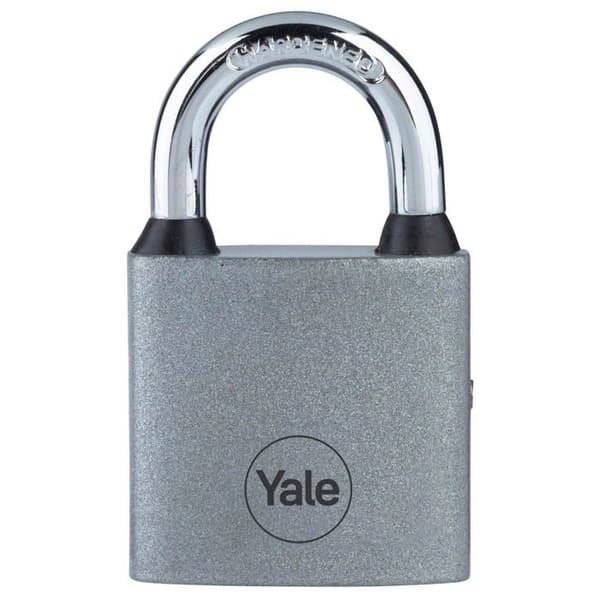 Yale hänglås - Y111S/32/116/1 - 32 mm järnhänglås - Silver - Schackel i härdat stål - Användning inomhus