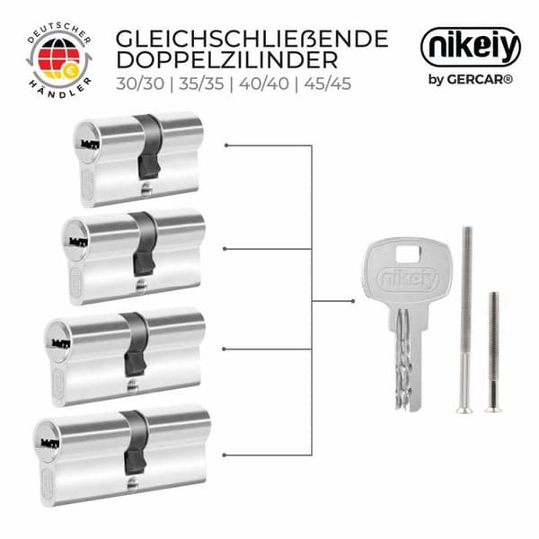 Lås - pipa - cylinder - Gercar-lås - GZ-22