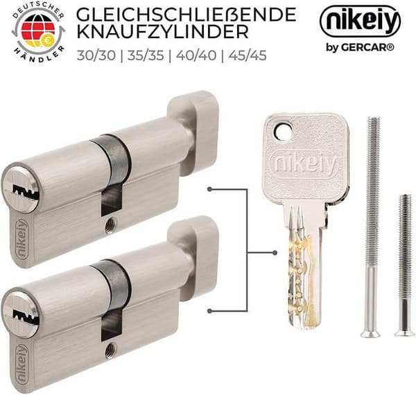 Lås - cylindern - cylinder - lås Gercar - GZ-BL-36