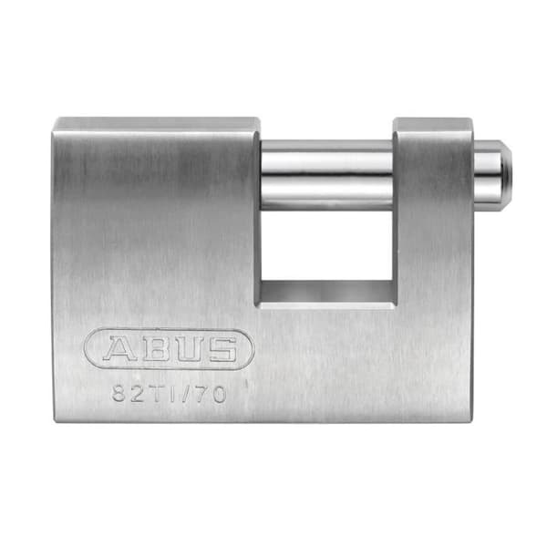 ABUS 82TI / 70mm TITALIUM Halvöppningslucka Hänglås KA8519 ABUKA8519