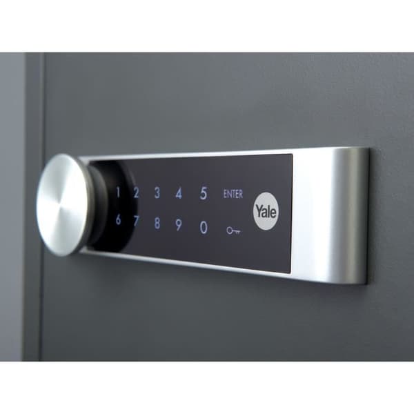 YALE brandsäkert kassaskåp med elektroniskt lås - H.42 x B.35 x D.43 cm - 25.3 L