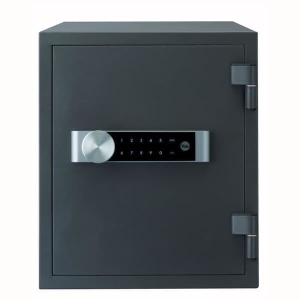 YALE brandsäkert kassaskåp med elektroniskt lås - H.42 x B.35 x D.43 cm - 25.3 L
