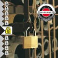 Miniatyrbild 4 av 5: Master Lock 6 Hänglås Mässing 40 mm