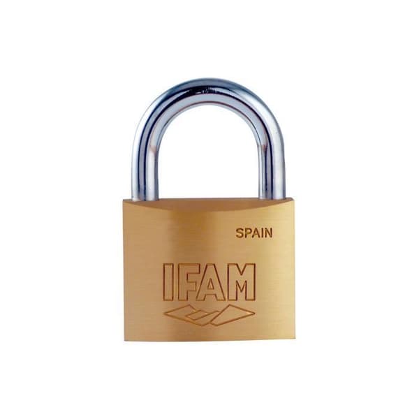 K25 Ifam hänglås - GENERISK - Nyckel - Vit - 25mm - Utility