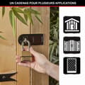 Miniatyrbild 5 av 5: Master Lock M175EURDLH 50 mm Programmerbart 4-siffrigt kombinationshänglås Zink Chrome - M175EURDLF