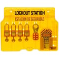 Miniatyrbild 1 av 4: Verrou maître 1482BP410 - Säkerhetslås med 4 Xenon-lås, 2 x 420 HASP, 1 x 497a 12 ID-kort