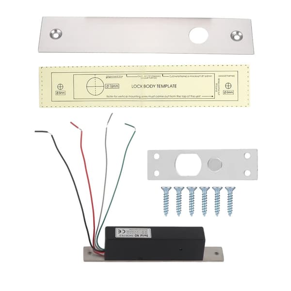 Adgangsdelay metalstrips magnetlås, signalfeedback, enkelt dørbrug, alsidig anvendelse,A