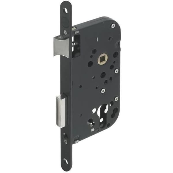Cylinderhålsförsänkt lås - YALE - Y60R-A40/N - 40mm axel - 148mm box - Entrédörr, känsliga lokaler - Svart