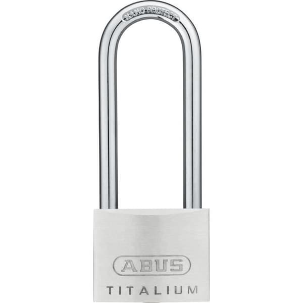 ABUS aluminiumhänglås - 64ti-50hb80 - hög bygel - gångjärnssystem - säkerhetsnivå 6