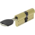 Miniatyrbild 2 av 4: Tesa Assa Abloy TK153035L Cylindertyp i hög säkerhet TK100 Dubbelkoppling i mässing 30 x 35 mm Lång nyckel