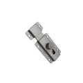 Miniatyrbillede 3 af 4: INF Dørbolt af aluminiumslegering - Korrosionsbestandighed Grå 80 mm