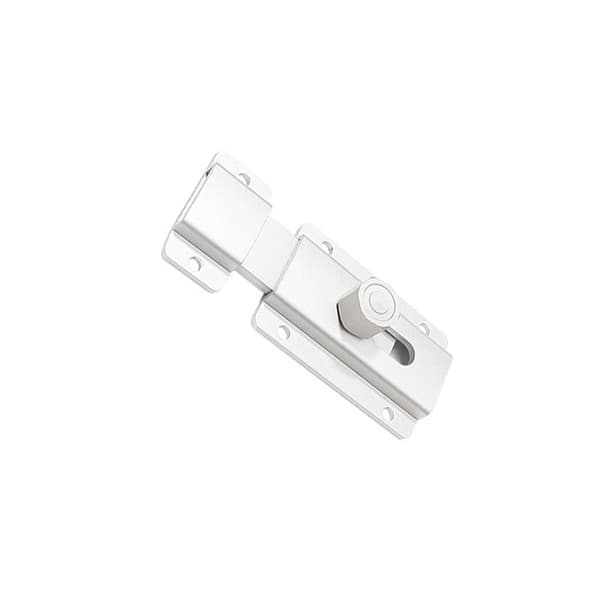 INF Dørbolt i aluminiumslegering - Korrosjonsbestandighet Sølv 80 mm