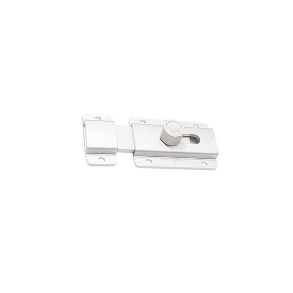 INF Dørbolt i aluminiumslegering - Korrosjonsbestandighet Sølv 80 mm