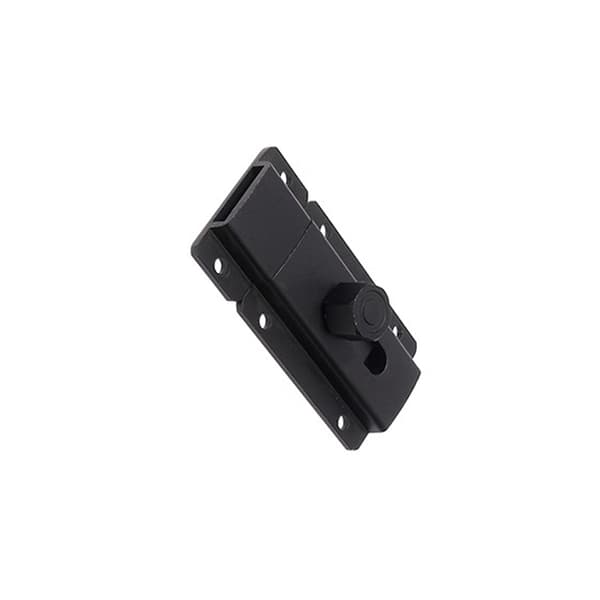 INF Dørbolt i aluminiumslegering - Korrosjonsbestandighet Sort 120mm