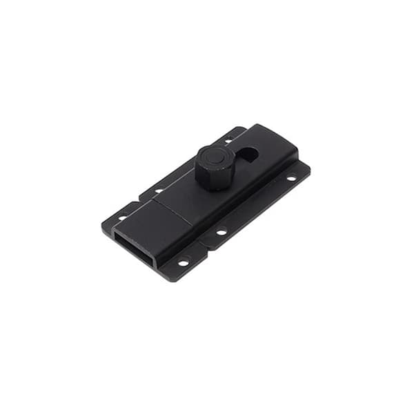 INF Dørbolt i aluminiumslegering - Korrosjonsbestandighet Sort 120mm