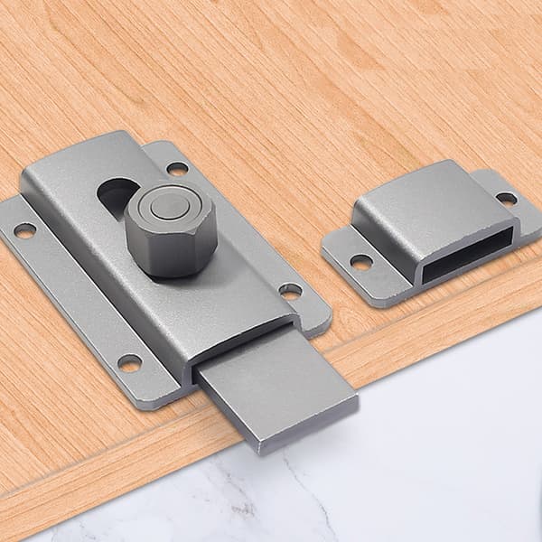 INF Dørbolt i aluminiumslegering - Korrosjonsbestandighet Grå 120mm