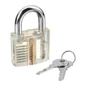 Miniatyrbillede 10 af 10: Transparent Øvelseslås / Træningslås med Låsesmedsværktøj – 19-Dele