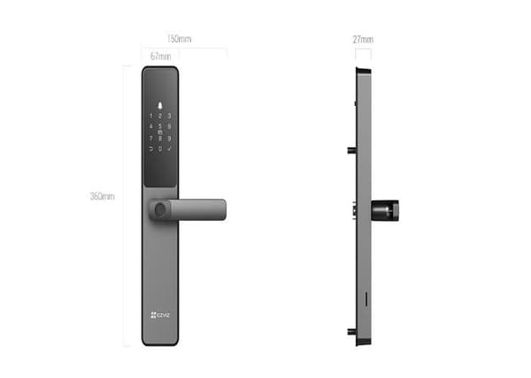 Intelligent lås med fingeravtryck EZVIZ DL05