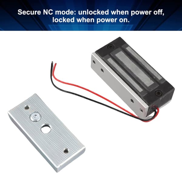 Mini 12V 60KG elektromagnetisk dørlås