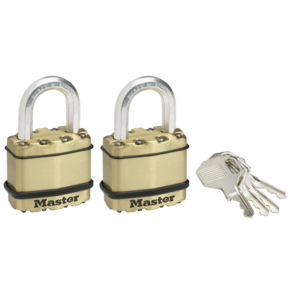 Master Lock Hengelås Excell 2 stk stål 45 mm M1BEURT