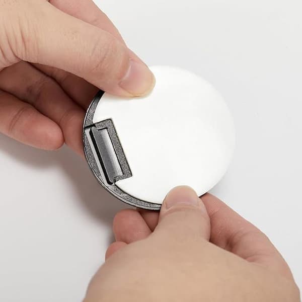 2windeal® magnetisk dörr Stopp Dörrstoppare Golvlim eller spikad antikollisionszinklegering Svart