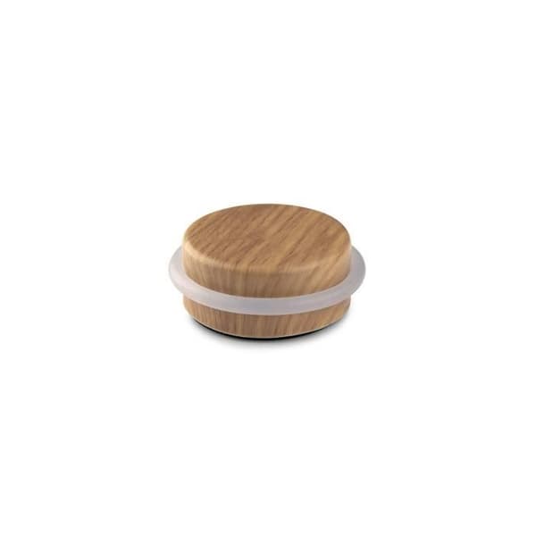 Dekorerad dörrpropp Ek - GENERISK - Ø4,6x1,8cm - PVC