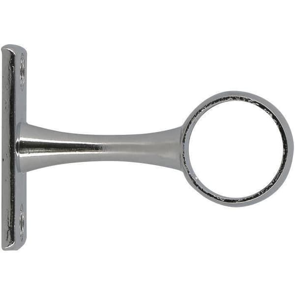 Stödklädsel 50mm d19 metall krom x2