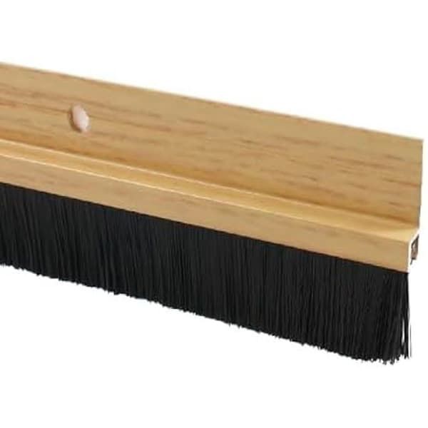 Dörrdragsskydd - FERRESTOCK - OAK-2 C/Fringe - Aluminium - 1M - Brun