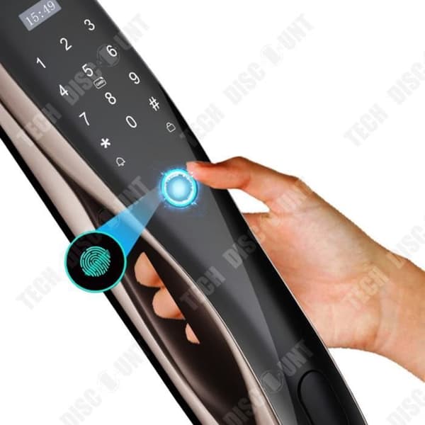 TD® Automatiskt hushållsfingeravtryckslås Smart Lock Lösenord Elektroniskt stöldskyddsdörrlås
