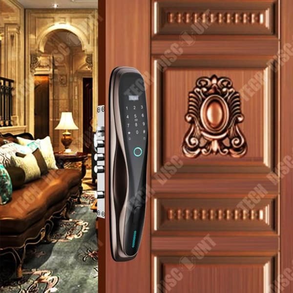 TD® Automatiskt hushållsfingeravtryckslås Smart Lock Lösenord Elektroniskt stöldskyddsdörrlås