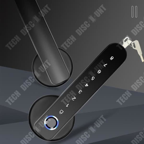 TD® Smart Fingerprint Password Lock är lätt att installera och kan fjärrlåsas upp