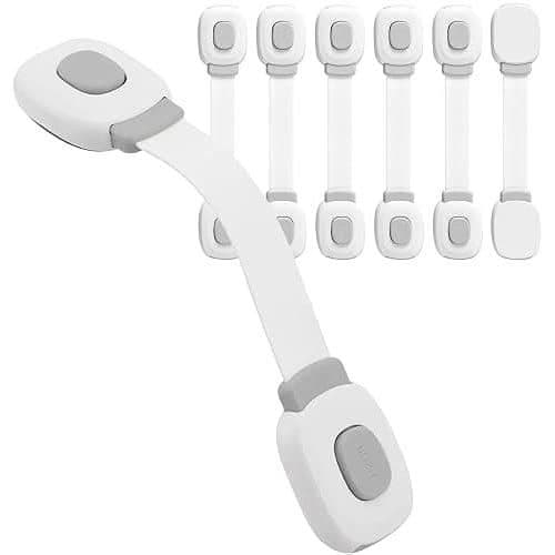 Baby Safety Door Block - BillyBath - 6 delar - Vit - Baby Protection Home