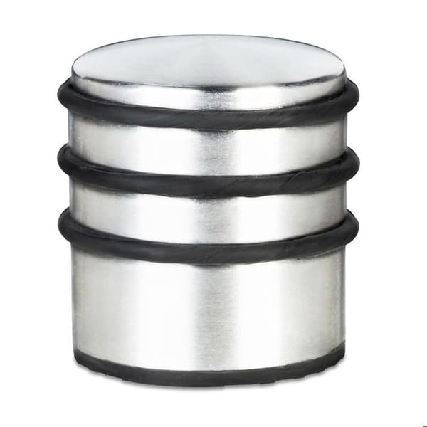 Relaxdays Stopper/Door Stop High Design Rostfritt Stål 1,1 Kg, grå