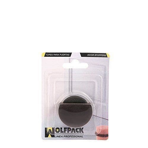 Wolfpack 5320332-Adhesive Silent Doorstop Brun