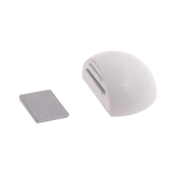 Tope Puerta Adhesive med Imán Retenedor White