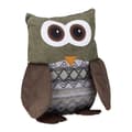 Miniatyrbild 1 av 6: Relaxdays Owl Dörrstopp Dörrstopp Uggla Dörrkil Tyg Sand Dörrstopp HxBxD: 24 x 14 x 14 cm, Brun