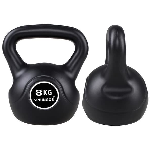 SPRINGOS® 8 kg Kettlebell Rund Hantel Vikt