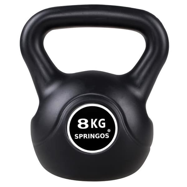 SPRINGOS® 8 kg Kettlebell Rund Hantel Vikt