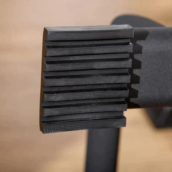 Rootz Push-up Bars - Sæt med 2 - Træning hjemme, på kontoret, i fitnesscentret eller udendørs - Stål - Sort - 36 x 25 x 20 cm