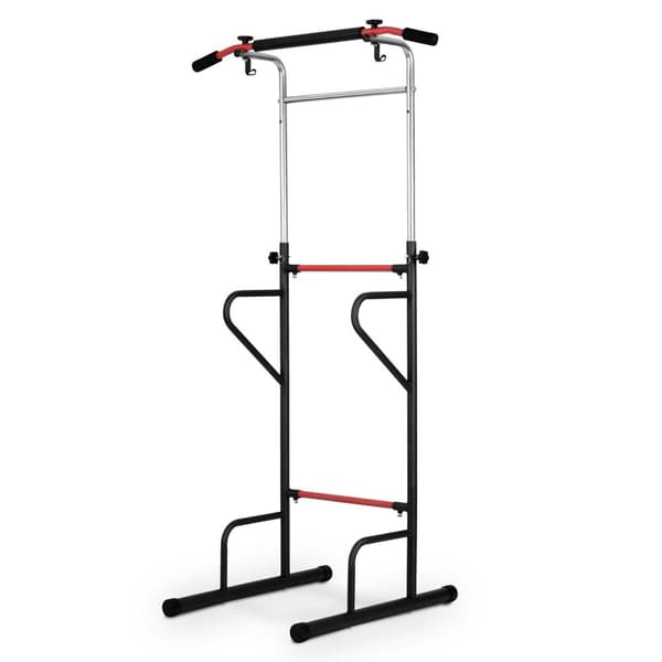 Justerbar pull-up stång med anti-slip grepp och krokar för hemgym