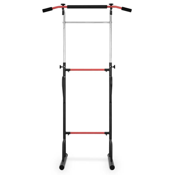 Justerbar pull-up stång med anti-slip grepp och krokar för hemgym