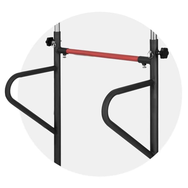 Neo-Sport Justerbar Pull-Up Bar - Holdbar stål, anti-slip greb, 6 højdeniveauer, maks. belastning 120kg