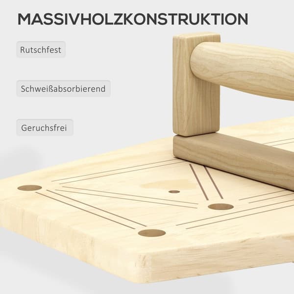 Rootz Push Up Bars Set - Push -Up Bars - Harjoittelupöytä - Paranna kunto - 80 cm x 30cm x 26cm