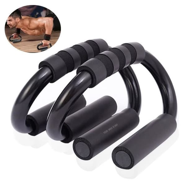 TD® 1 par handgrepp Hemgym Bröstpress Body S Shape Push Up Bar