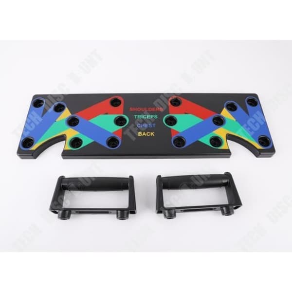 TD® 1 Set Push Up Rack Board 9 i 1 Body Building Fitness Träningsverktyg Män Kvinnor Armhävningar Stativ för kroppsträning Drop Shippin