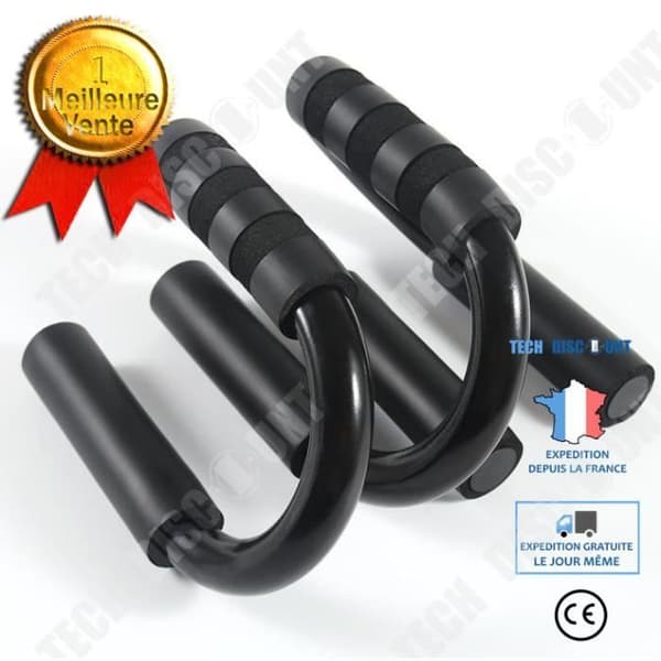 TD® S-format stålrör push-up rack träning bröst muskel arm muskel halkfri stabilitet inomhus sport