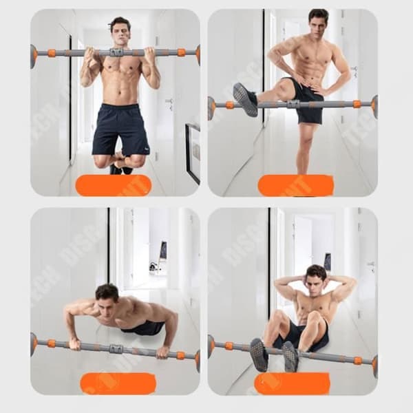 TD® Home Indoor Pull Ups, Vuxen Fitness Equipment Boom, Horisontell dörr Ramlös Punch Bar Mu