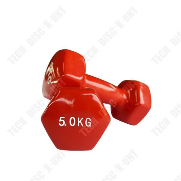 TD® Miljöskydd Hantel Hem Fitness Utrustning för Grön Unisex 5kg*2