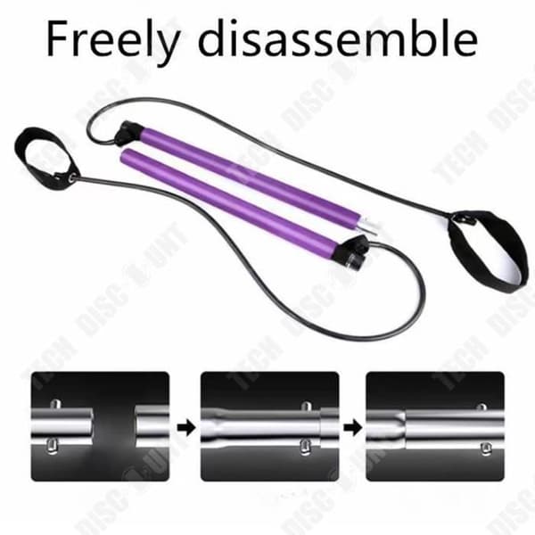 TD® Pilates bar fitness bar multifunktion yoga rally bar yoga bröstförlängning arm styrka bar