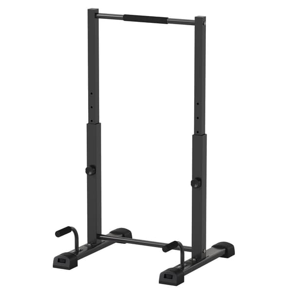 Dip Station, 65x63x93-117 cm, Sort